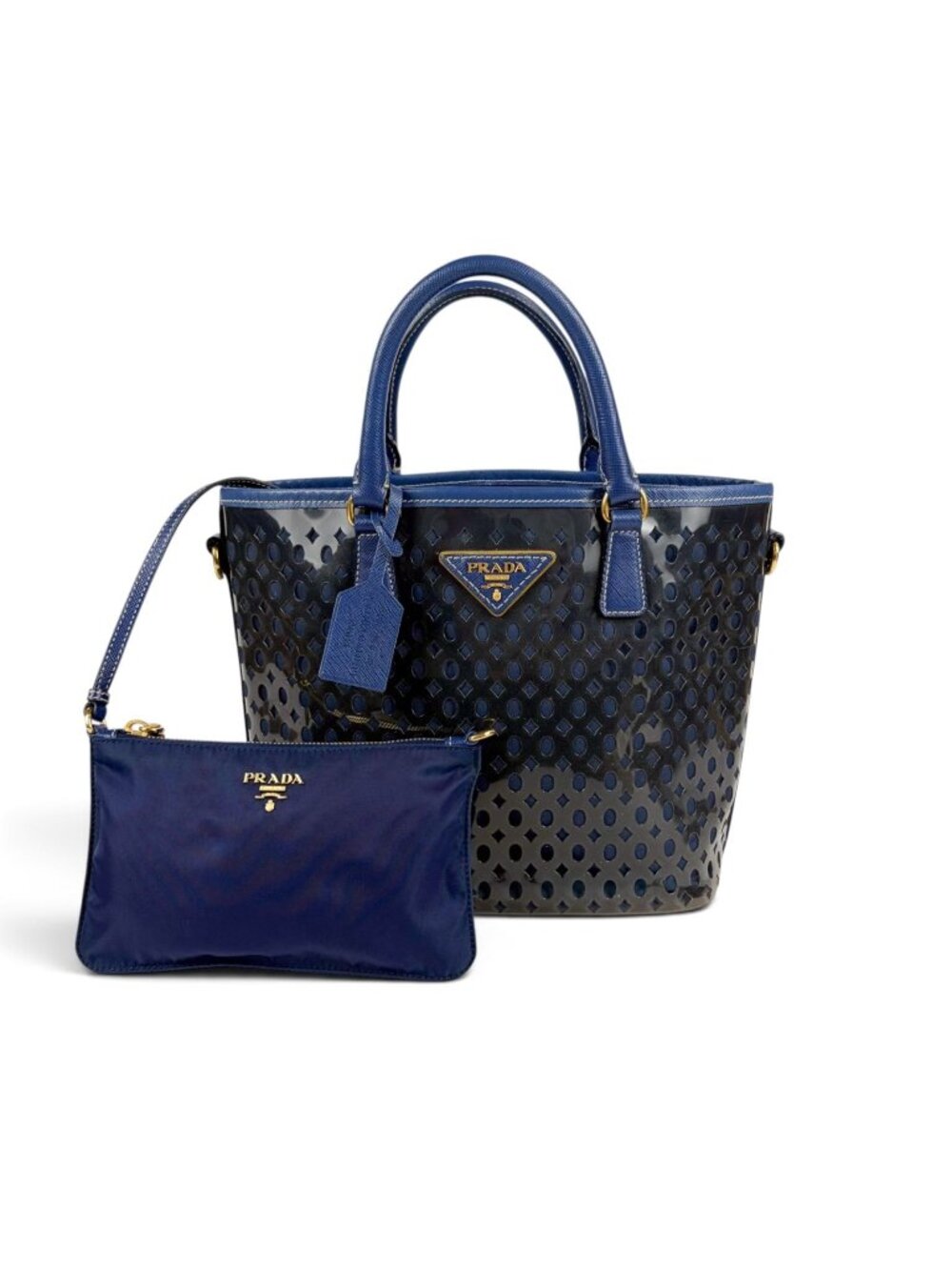 Prada Edition Hand Bag Limited Handbag Vinyl Saffiano Leather